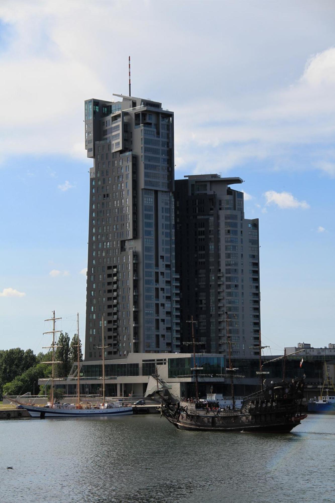 Apartamenty Sea Towers 그디니아 외부 사진